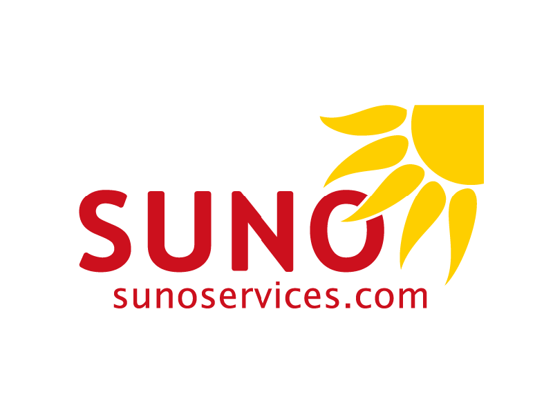 SUNO services Logo, Siglă, Marcă