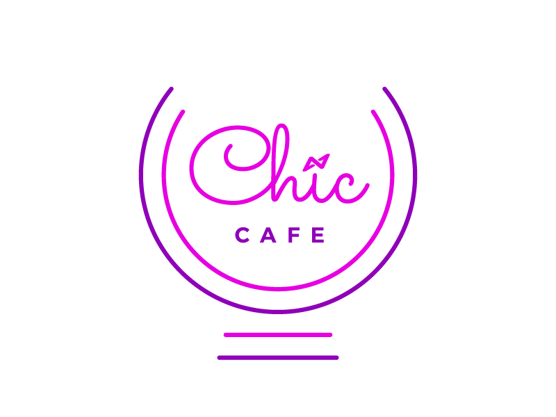 Chic cafe  logo