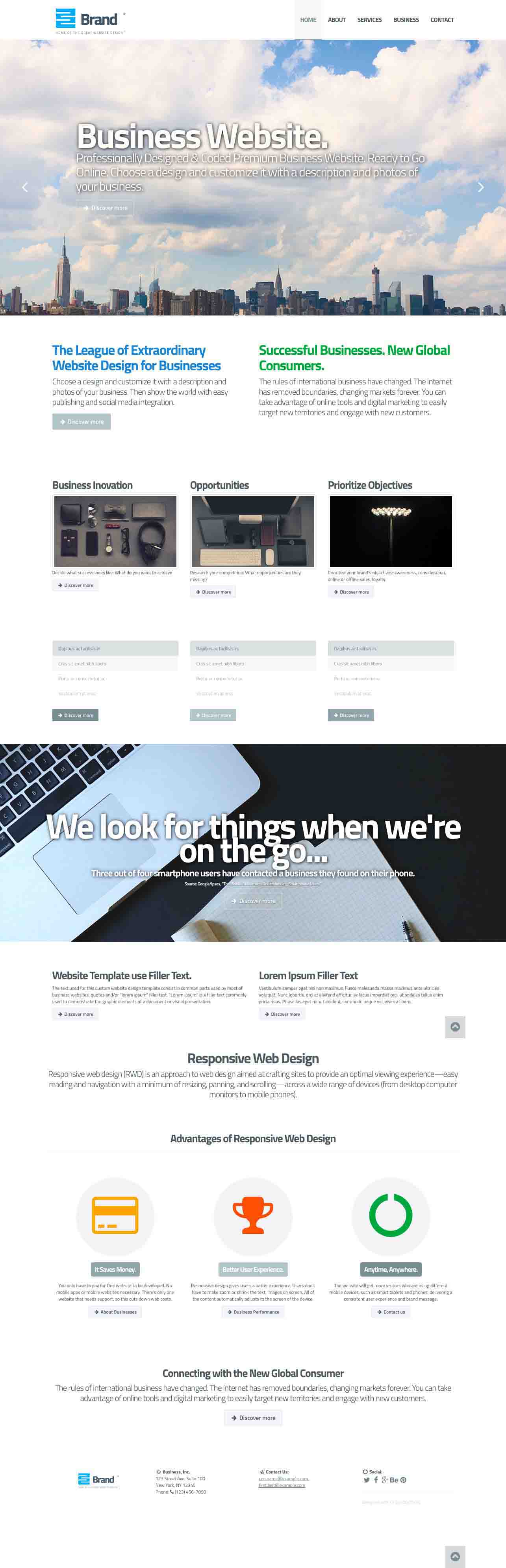 Design Website Adaptabil (Responsive) Adverion